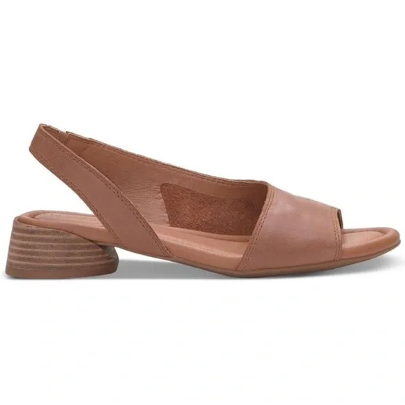 NWT Lucky Brand Rimma tan leather sandals, size 8.5 - Picture 2 of 6